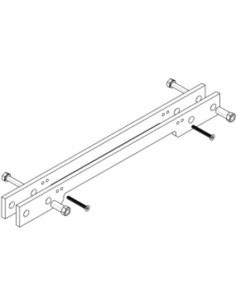 Plaque de montage pour portail barreaudé ASSAABLOY 2