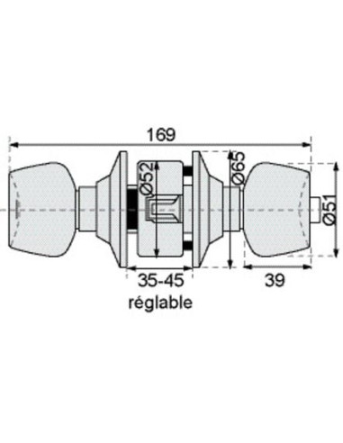 Serrure V 58 VACHETTE