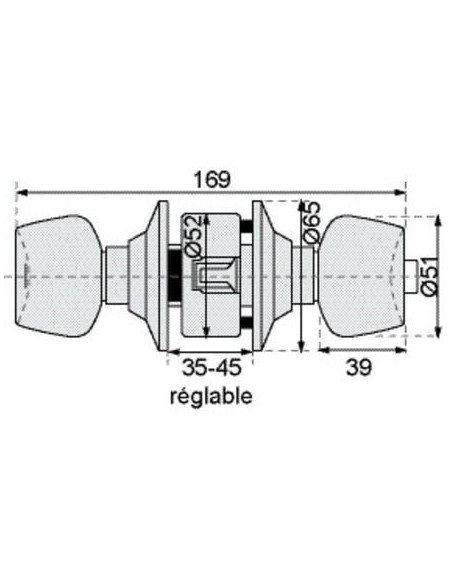 Serrure V 58 VACHETTE