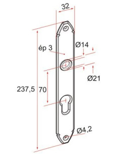 Plaque polycarbonate TIRARD 2