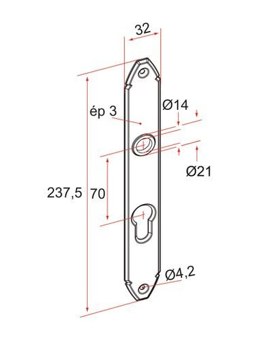 Plaque polycarbonate TIRARD