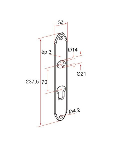 Plaque polycarbonate TIRARD