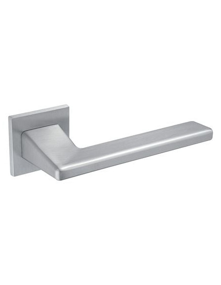 Béquille double sur rosace carrée fine 4140 Finition Noir Mat - ENDEX