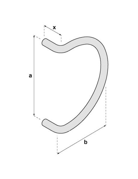 Poignée nt.stg 25.32 Filetée percée - NORMBAU ALLEGION