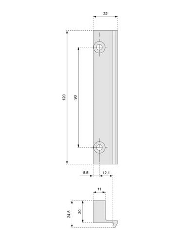 Gâche DS6111 LA CROISEE DS
