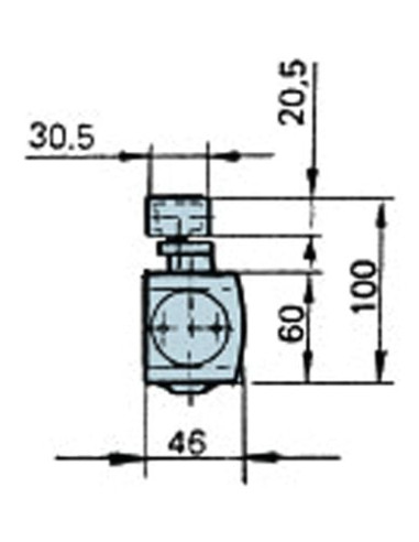 Ferme-porte à crémaillère elliptique TS 3000 V...