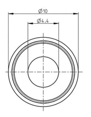 Galet pour gâche loquet FERCO
