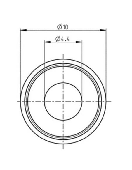 Galet pour gâche loquet FERCO