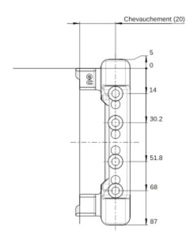 Palier compas s/axe unijet s 6-36026-20-0-1 FERCO