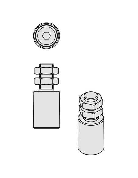 Rouleau nylon 230i tige inox COMUNELLO