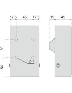 Boîte à clés en applique THIRARD 2