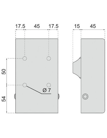 Boîte à clés en applique THIRARD