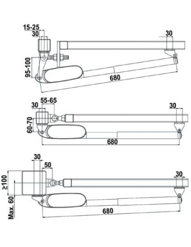 Ferme-portail SAMSON 2 LOCINOX