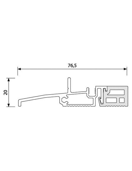 Profil de seuil aluminium SP56RT BILCOCQ
