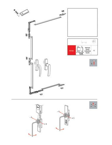 Renvoi d'angle 1515A FAPIM