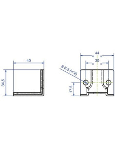Patte équerre à visser 3533 MANTION 2