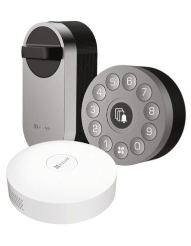 Pack serrure connectée + clavier + box EZVIZ
