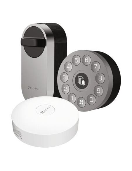 Pack serrure connectée + clavier + box EZVIZ