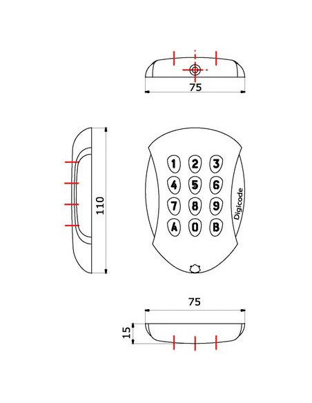 Clavier à code Galeo 4.0 CDVI
