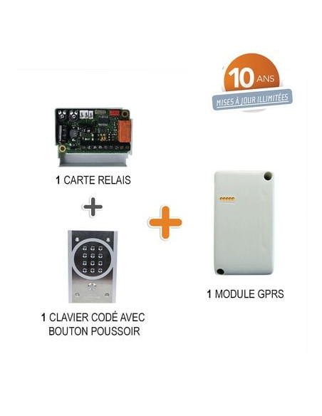 Kit clavier à code Haussmann GSM INTRATONE