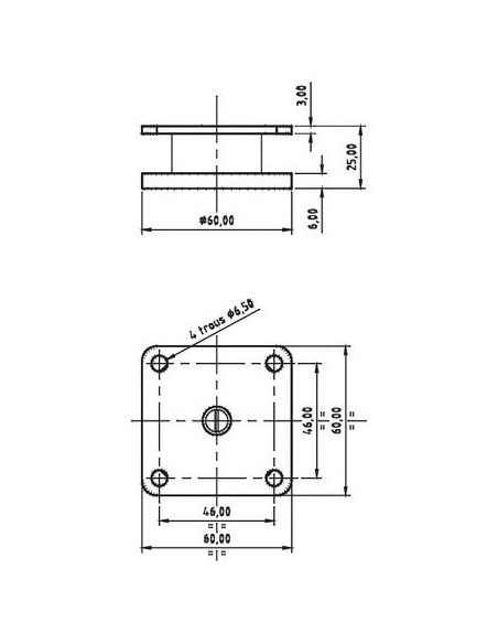 Contreplaque de rechange TEC AUTOMATISMES