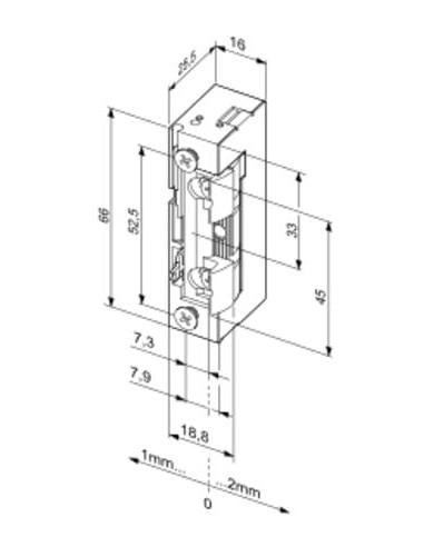 Gâche électrique 148E530 EFF EFF