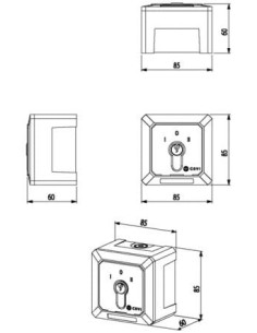 Contacteur universel à clé CDVI 2