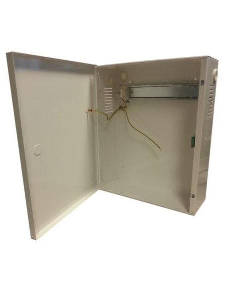Coffret métallique avec rail DIN