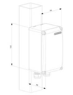 Coffret étanche pour alimentation de portail LOCINOX 2