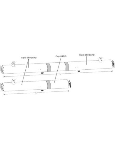 Capot standard pour ED 100 / 250 DORMAKABA