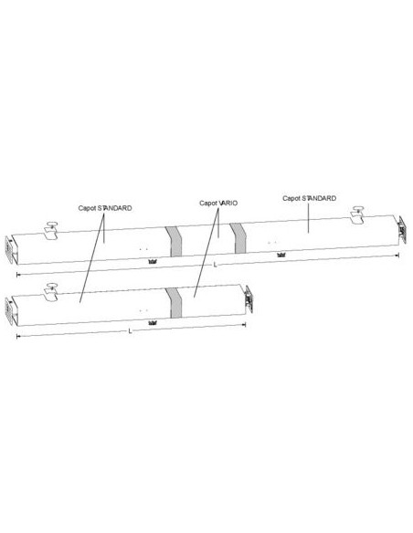 Capot standard pour ED 100 / 250 DORMAKABA