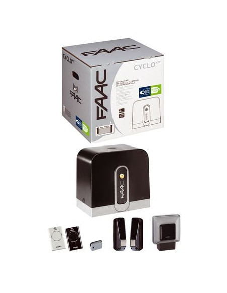 Motorisation portail coulissant Cyclo kit intégral FAAC