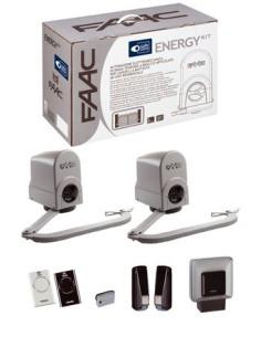 Motorisation portail battant Energy kit intégral FAAC 2
