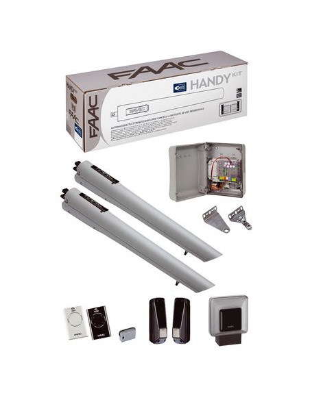 Motorisation portail battant Handy kit intégral FAAC
