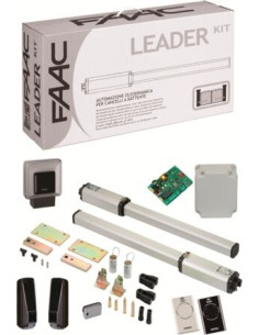Motorisation portail battant Leader kit FAAC