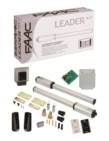 Motorisation portail battant Leader kit FAAC