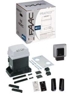 Motorisation portail coulissant Pratico kit FAAC