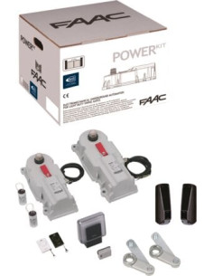 Motorisation portail battant Powerkit start FAAC