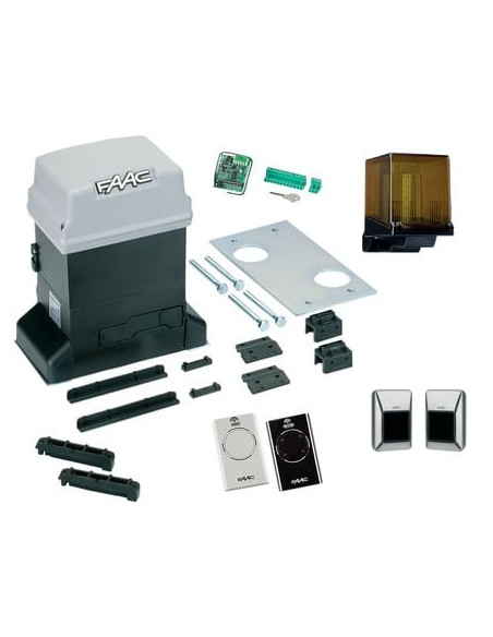 Motorisation portail coulissant Pratico kit FAAC