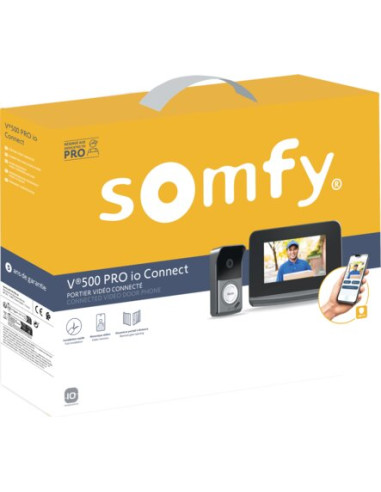 Kit interphone vidéo V500 PRO IO CONNECT SOMFY