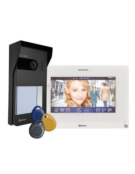 Kit interphone vidéo soul Écran 7 pouces - GOLMAR