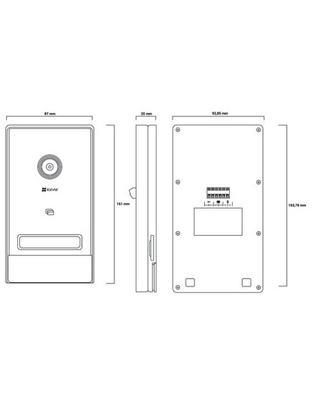 Kit interphone connecté HP7 EZVIZ