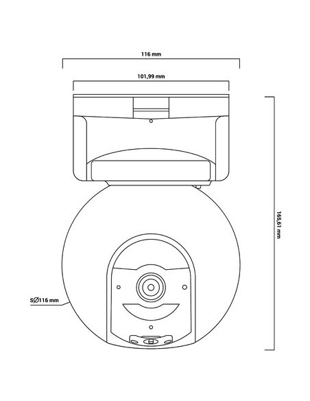 Caméra extérieure sans fil sur batterie 4G EB8 EZVIZ