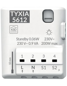 Récepteur pour éclairage TYXIA 5610 DELTA DORE