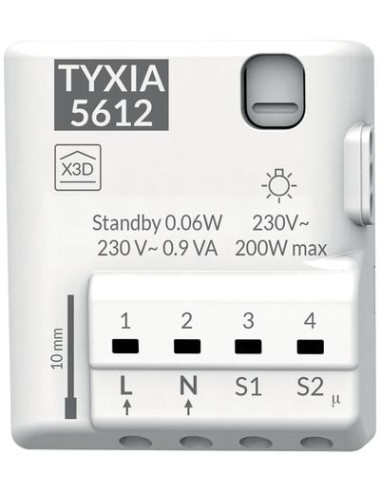 Récepteur pour éclairage TYXIA 5610 DELTA DORE