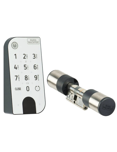Cylindre + clavier autonome secuEntry 7601 PIN BURG WACHTER