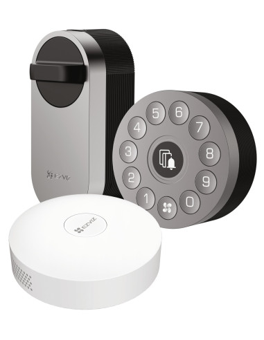Pack serrure connectée + clavier + box EZVIZ