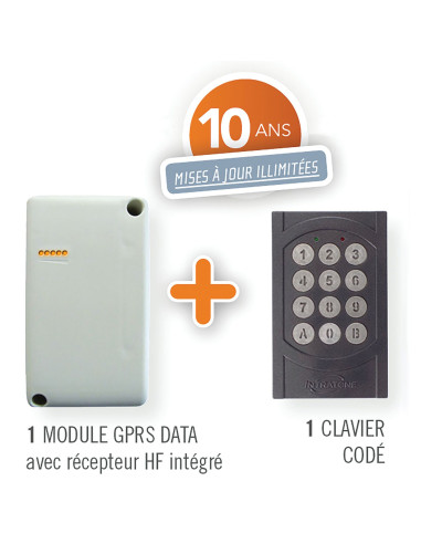 Clavier à code avec module GSM et récepteur HF...