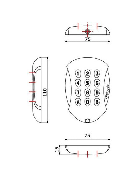 Clavier à code Galeo 4.0 CDVI