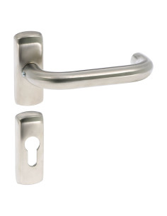 Demi-béquille INOXI sur rosace ABLOY 2